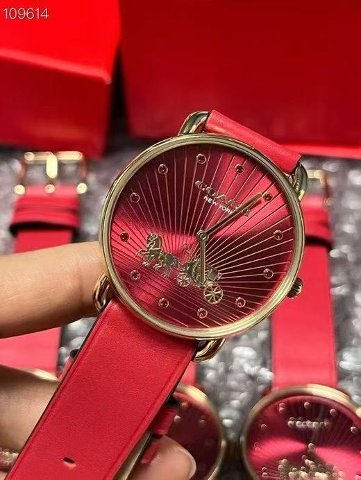 【+9.9元送马年限定款汽车挂件】COACH/蔻驰马年手表时尚气质手表 商品图4