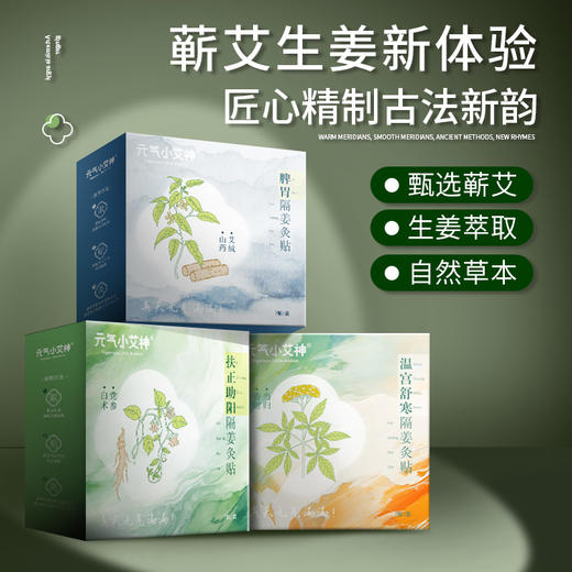 蕲春 元气小艾神隔姜灸贴 7贴/盒*2 商品图5