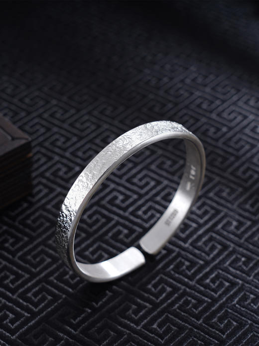 【痕迹之书】子佩集S999银手工手镯原创设计【55032115】2407 商品图0