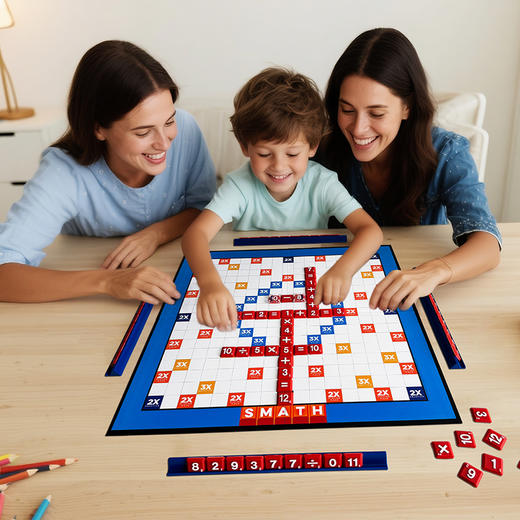 快慢狐smath智算争分 儿童数学思维加减乘除运算益智桌游玩具6岁+ 商品图2