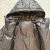 D112548女士黑色中长款含腰带羽绒夹克羽绒服 商品缩略图6