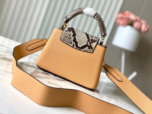 秋冬特惠💰1600 渠道级LV te级LV 全套包装 N80741/M48865棕黄 本款 Capucines 迷你号手袋 商品图2