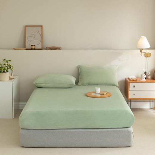 【牛奶绒床笠】牛奶绒床笠单品良品秋冬保暖绒布床套纯色加厚 商品图3