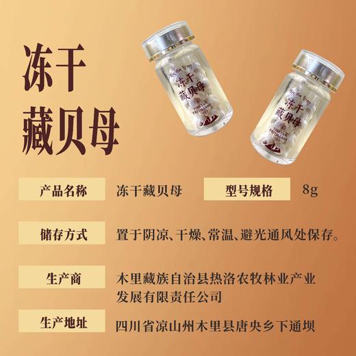 冻干藏贝母8g 商品图3
