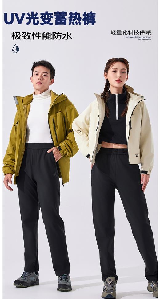 FIBC*UV光变蓄热裤（男女同款），自带“火苗”抵御寒冬，告别臃肿更有型！ 商品图4