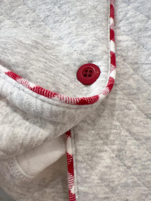 松植屋《苹果》女款空气棉加厚套装冬季空气层夹棉睡衣家居服 商品图4