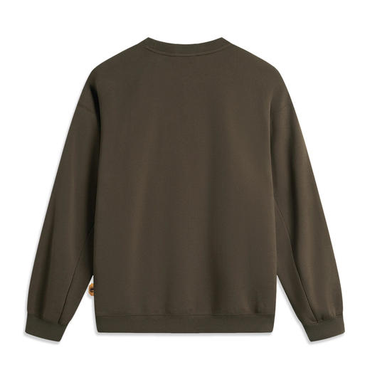 李宁加绒卫衣男BADFIVE反伍冬季新品宽松套头衫保暖加厚运动服AWDU515 商品图2