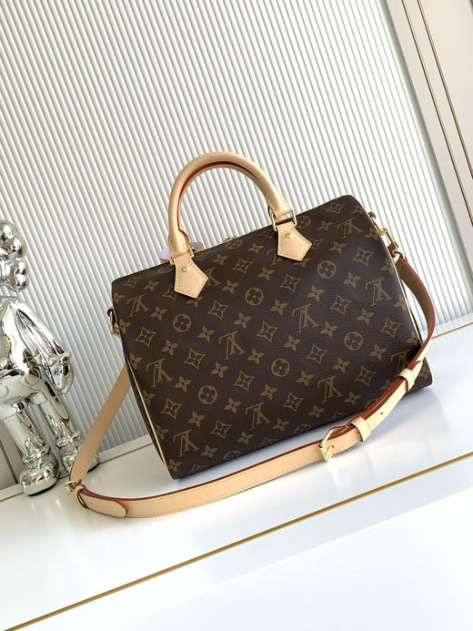 秋冬特惠💰1240 渠道级LV【全钢五金 变码芯片】te级LV 全套包装 M41112老花枕头包 Speedy 手袋 商品图2