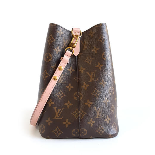 【95新】LV路易威登NEONOE系列M44022  老花拼粉色NEONOE水桶包单肩包女士201125NJS05 商品图2