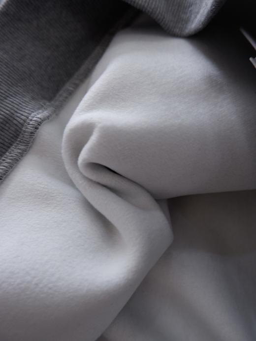 二店y 【JS3693205】 高奢假两件老钱风冬季重磅羊毛亨利领加绒长袖卫衣 商品图13