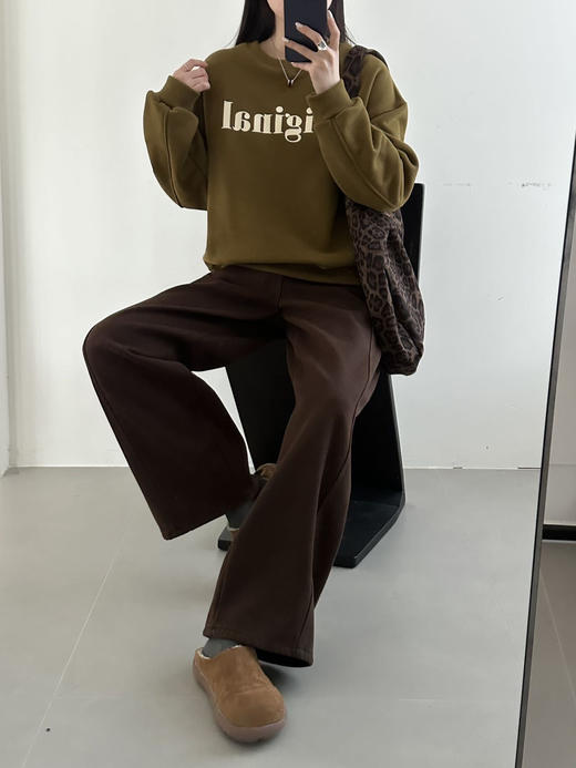 韩订九色一体绒卫衣美式复古调调 商品图8