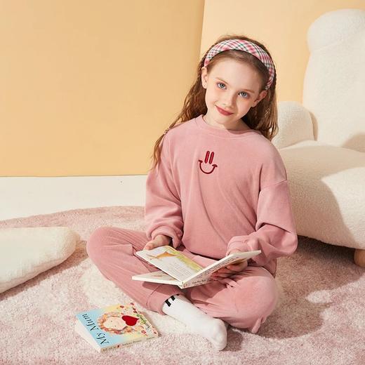 *（预售7-15天发货）2025冬季新品 龙之涵双面奥粒绒家居服套装儿童中大童家居服套装 商品图12