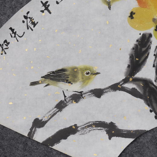 卓愿《此味山中雀先知》33x66CM 手绘纸本宣纸国画作品 商品图3