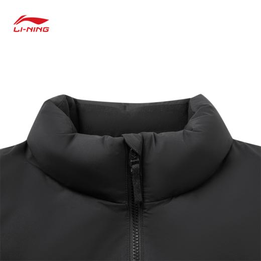 李宁反伍BADFIVE男子防泼水保暖宽松鸭绒短羽绒服AYMV129 商品图4