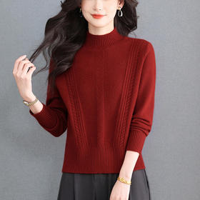 短款洋气卡腰小衫，厚款毛衣冬季内搭半高领打底衫CC-101-32129