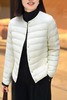 【冬季女装 】（预售3-8天发货）叠穿内搭外穿95白鹅绒服圆领轻薄羽绒服内胆女短款外套秋 商品缩略图3