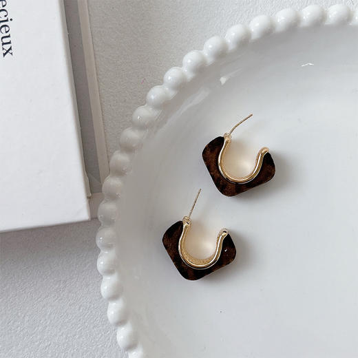 复古植绒工艺银针耳环-纪念日百货门店同款168047013 商品图3