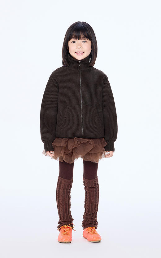 jnby  25年冬款  短款开襟毛衫  1PA310400 商品图0