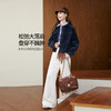 【11/26新品】熙世界藏青色灯芯绒短外套女小个子宽松百搭气质上衣2025秋冬新款 商品缩略图2