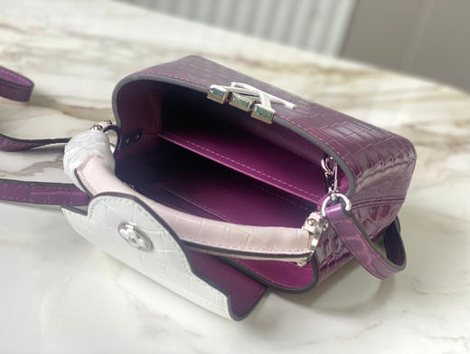 秋冬特惠💰1450 渠道级LV te级LV 全套包装 N94227/M48865紫拼色鳄鱼纹 商品图5