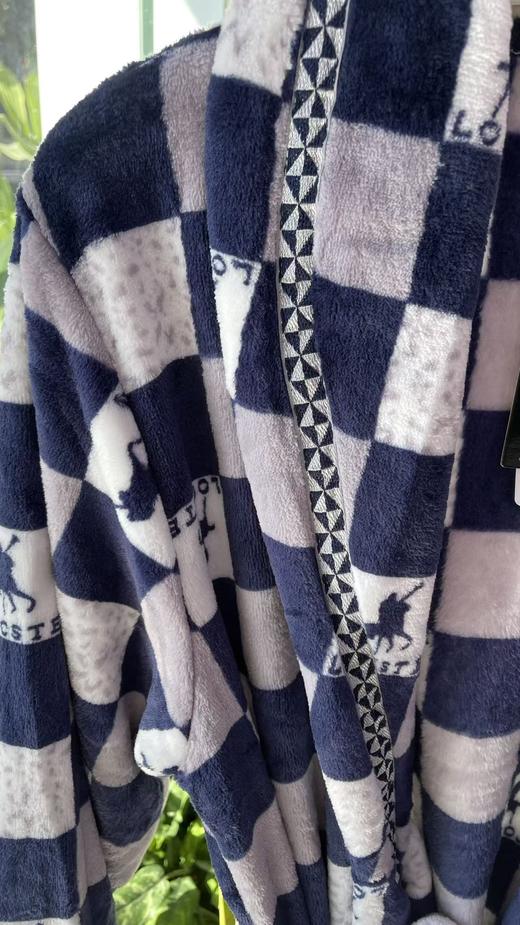 双面法兰绒剪花男士睡袍14155764-62 商品图2