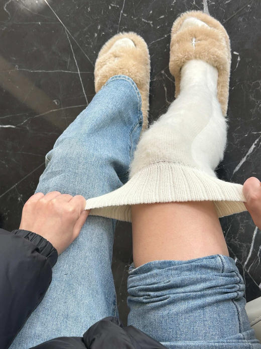 加绒过膝袜 商品图2