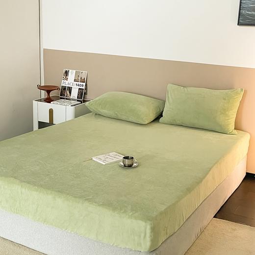 【超柔牛奶绒床笠】牛奶绒床笠秋冬保暖加厚230g超柔绒布单品床笠 商品图7