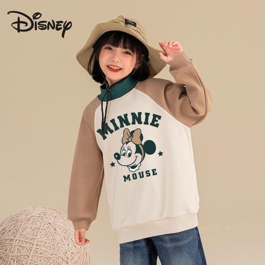 童装冬季2025新款女童加绒卫衣洋气半高领长袖加厚儿童一体绒冬装 商品图0