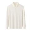 【10A抗菌羊毛桑蚕丝男士翻领长袖POLO衫】秋冬季休闲聚热保暖卫衣男 商品缩略图4