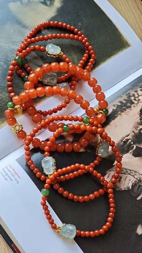 岁末迎新·南红手串小集【 嘉石群播306】