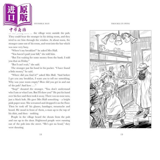 【中商原版】企鹅阅读分级指导4级 隐形人 Penguin Readers Level 4 The Invisible Man 英文原版 分级阅读英语读物 进口图书 商品图1