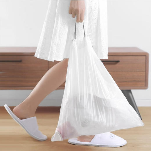 全格简约抽绳垃圾袋5卷装 商品图2