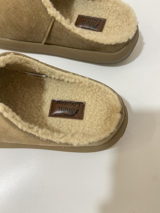 D112509包头内增高勃肯毛毛拖鞋女乐福鞋棉鞋 商品图11