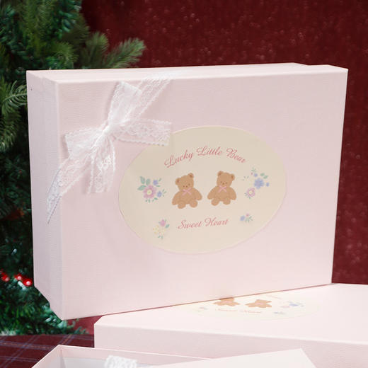 粉色浪漫创意小熊小号礼盒-纪念日百货门店同款167902241 商品图0