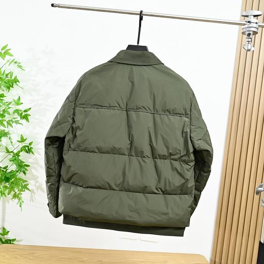 D112514冬季新款简约纯色夹克翻领羽绒服案款 商品图3