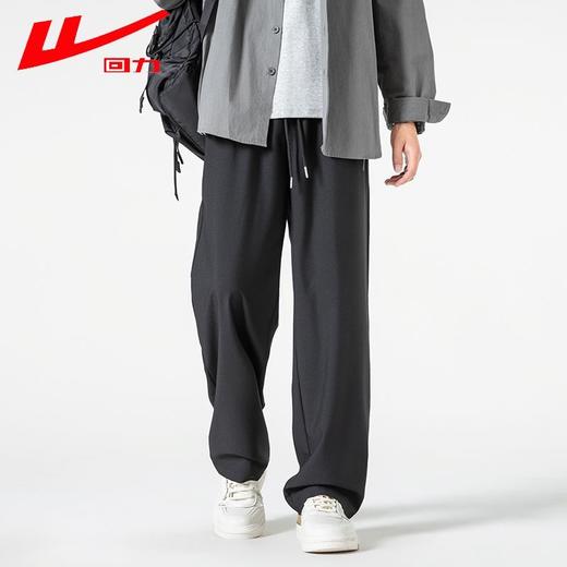 回力垂感裤子休闲裤男士春秋薄款宽松潮流运动裤直筒运动休闲长裤 商品图0