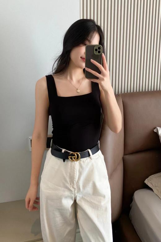 中小胸｜华歌尔原厂 椰油美雅碧 乳胶胸垫一体保暖背心 漫漫秋冬万能打底内搭！ 商品图2