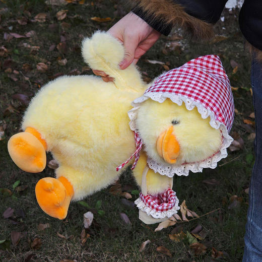 30cm小红帽鸭毛绒公仔玩具-纪念日百货门店同款167894093 商品图3