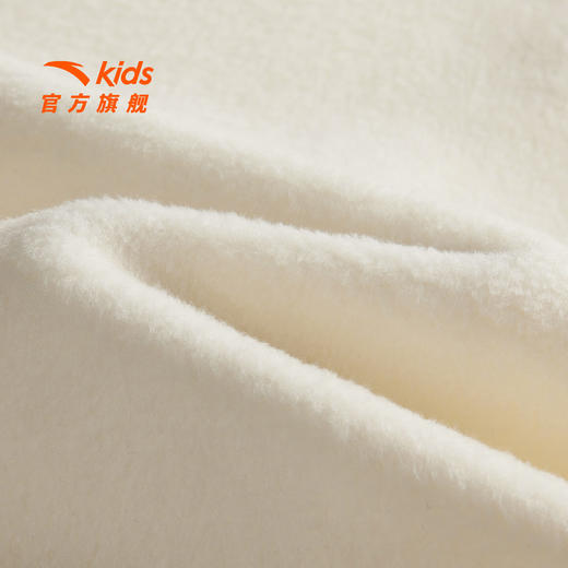 安踏儿童卫衣男大童装少年顽家秋冬新品加绒保暖潮流套头衫352618702N 商品图4