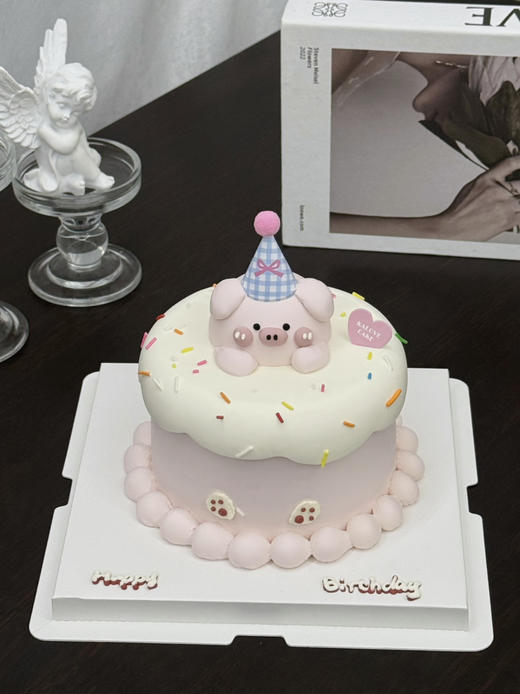 立体小猪周岁蛋糕 商品图0
