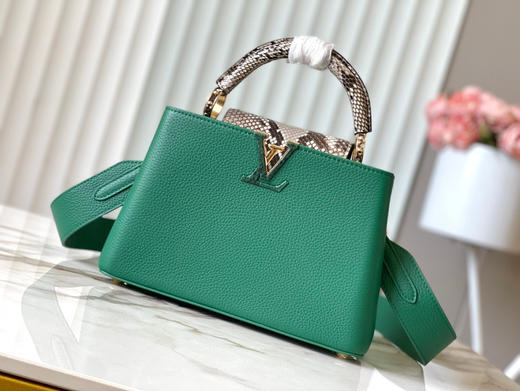 秋冬特惠💰1700 渠道级LV te级LV 全套包装 N80931/M48865翡翠绿 本款 Capucines BB号手袋 商品图0