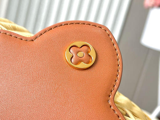 秋冬特惠💰1600 渠道级LV 新品 te级LV 动态芯片 M26025/M48865棕色编织印花竹篮 商品图7