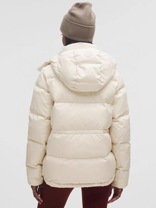 D112542泡芙女款冬季保暖连帽五格羽绒服 商品图14