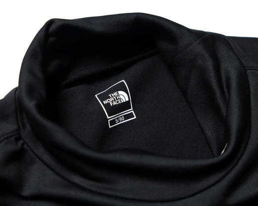 原单正品北面 TNF 半高领长袖 打底衫。男女同款 纯棉面料 内里细腻薄绒 高性价比 领口logo设计 秋冬款 可打底可单穿 S-XL 现货秒发 商品图5