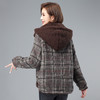 WXN6625羊羔绒外套女短款秋冬百搭加绒加厚2025年新款两面穿格纹冬装夹克 商品缩略图3