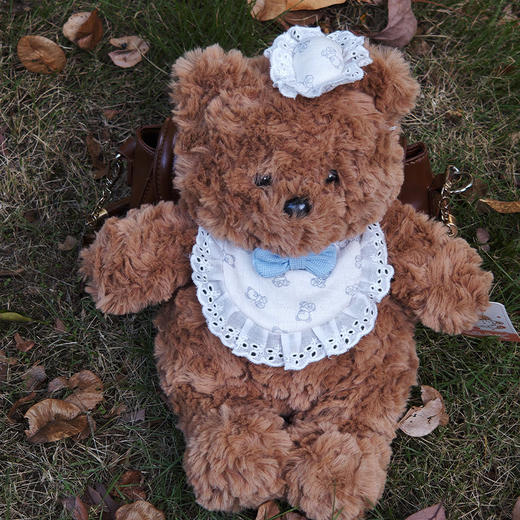 25cm眼罩小熊玩偶公仔毛绒玩具生日礼物毛绒公仔-纪念日百货门店同款167796469 商品图4