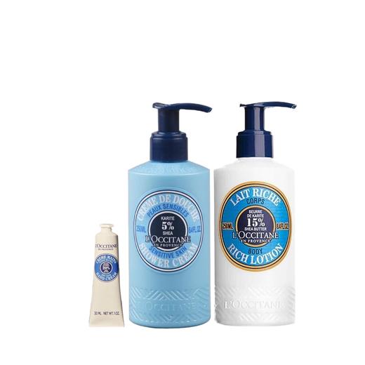 欧舒丹乳木果沐浴润肤护手3件套礼盒（新老包装随机发放） 商品图0