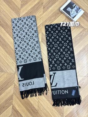 D112573保暖舒适亲肤情侣款可双面佩戴羊绒围巾