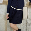 奢姿大码女装2025秋季减龄半松紧裙子胖妹妹坑条时尚针织半身裙9853491008B 商品缩略图2