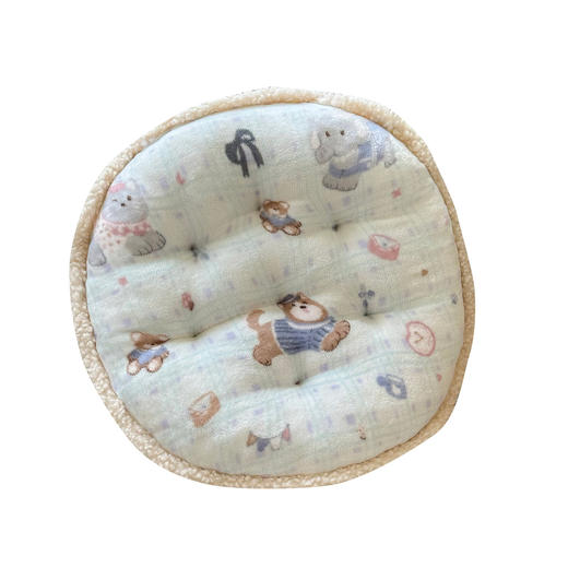 【YW】无忧购49元2件冬季新款圆形牛奶绒卡通坐垫可爱办公室椅垫阳台蒲团飘窗垫（截单后3-5天发货) 商品图4